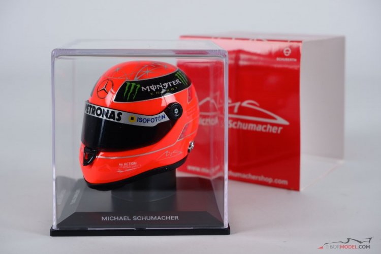 Michael Schumacher helmet, last race 2012, 1:4 Schuberth