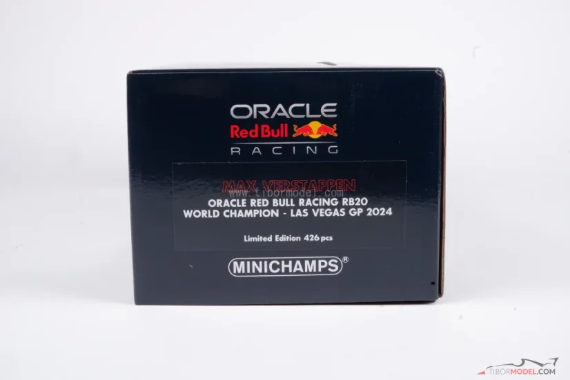 Red Bull Racing RB20 - Max Verstappen (2024), Majster sveta, VC Las Vegas, 1:18 Minichamps