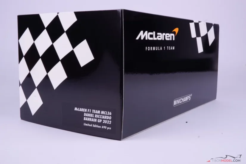 McLaren MCL36 - Daniel Ricciardo (2022), Bahrajn, 1:18 Minichamps