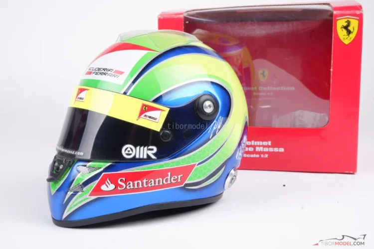 Felipe Massa 2012 mini přilba, Scuderia Ferrari, 1:2 Schuberth