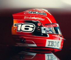 Charles Leclerc 2026 Italian GP mini helmet, Ferrari, 1:5 Looksmart