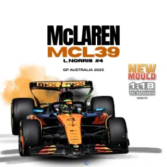 McLaren MCL39 - Lando Norris (2025), VC Austrálie, 1:18 Solido