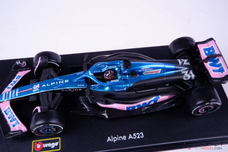 Alpine A523 - Esteban Ocon (2023), 1:43 BBurago Signature