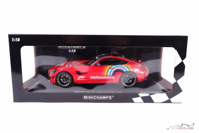Safety Car Mercedes-Benz AMG GT-R červený (2020), 1:18 Minichamps