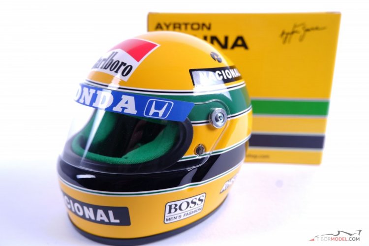 Ayrton Senna 1990 Marlboro McLaren prilba, 1:2