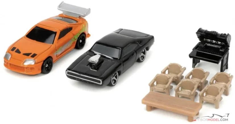 Diorama domu Dominika Toretta z filmu Rýchlo a zbesilo (Fast & Furious), Jada