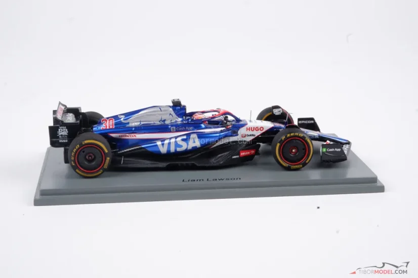VISA RB VCARB01 - Liam Lawson (2024), US GP 1:43 Spark