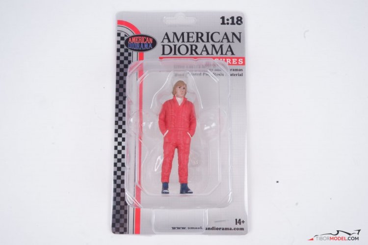 Figure James Hut, 1:18 American Diorama