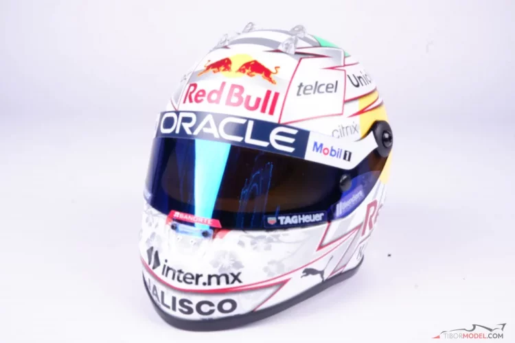 Mini prilba Sergio Perez 2022 Red Bull, VC Japonska, 1:2 Schuberth