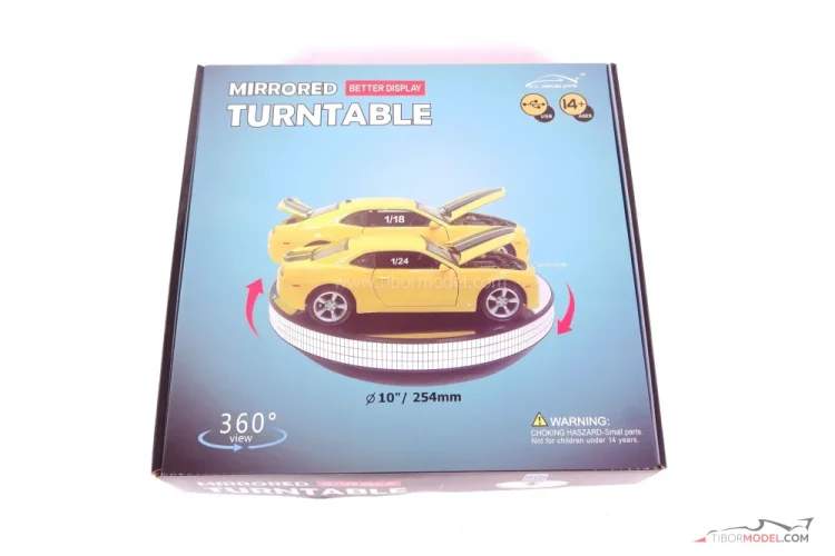 Rotujúci podstavec na modely mierky 1:43, 1:24 a 1:18, Triple9