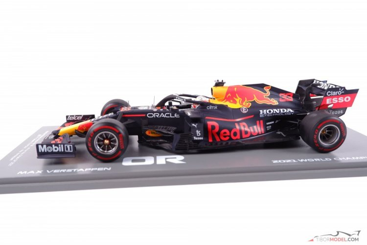 Red Bull RB16b - M. Verstappen (2021), Majster Sveta, 1:18 Spark