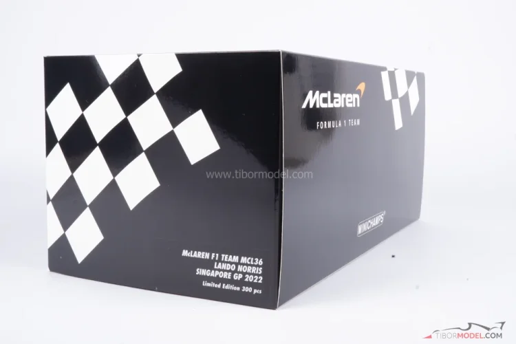 McLaren MCL36 - Lando Norris (2022), Szingapúr, 1:18 Minichamps