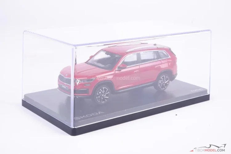 Škoda Kodiaq FL (2021) červená metalíza, 1:43 Abrex