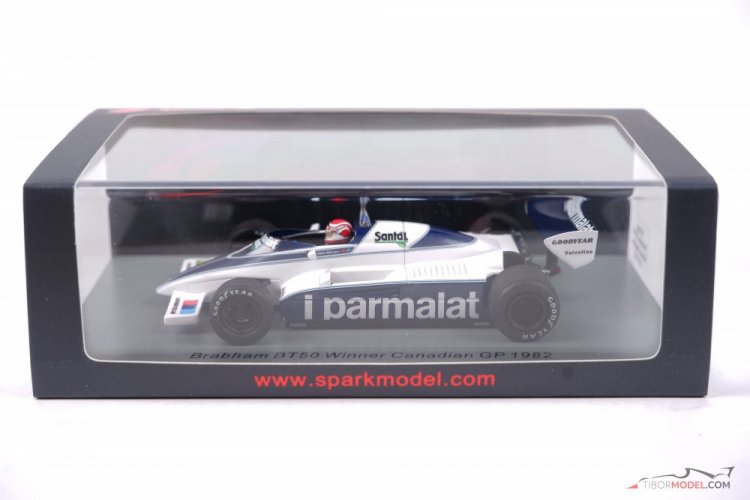 Brabham BT50 - N. Piquet (1982), Víťaz Kanada, 1:43 Spark
