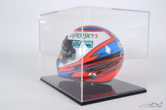 Showcase for a half scale helmet 1:2, Safe