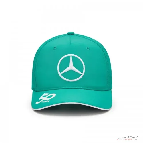 Mercedes cap green, Petronas 50 years