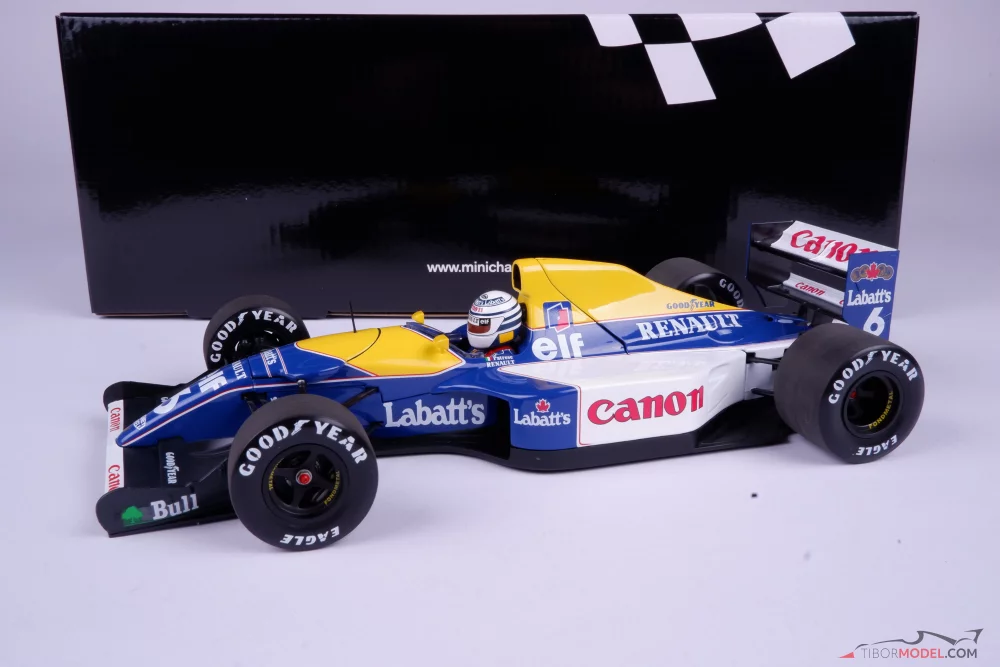 Model car Williams FW14B Patrese 1992, Minichamps