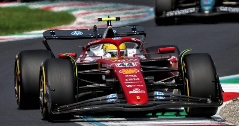 Ferrari SF-25 - Lewis Hamilton (2025), Italian GP, 1:18 Looksmart