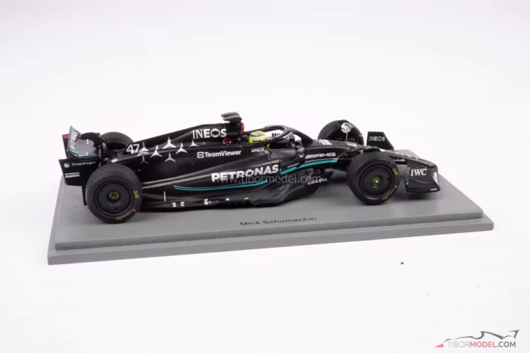 Mercedes W14 - Mick Schumacher (2023), test pneumatík, 1:43 Spark