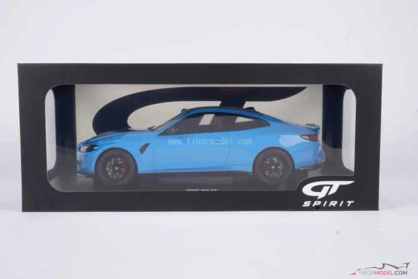 BMW M4 CS (2024) riviera blue, 1:18 GT Spirit