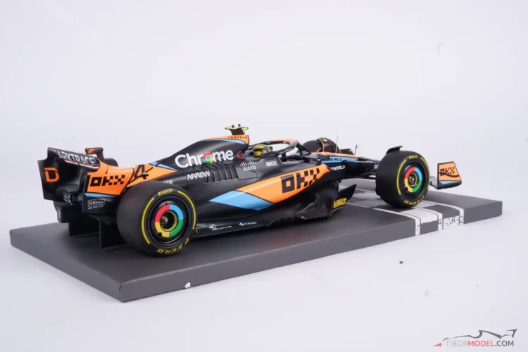 McLaren MCL60 - Lando Norris (2023), VC Maďarska, 1:18 Minichamps McLaren MCL60 - Lando Norris (2023), VC Maďarska, 1:18 Minichamps