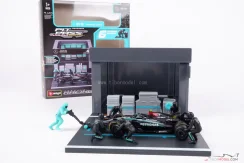 Pit Stop set Mercedes W15 Lewis Hamilton (2024), 1:43 BBurago