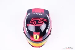 Carlos Sainz 2024 Ferrari helmet, 1:2 Bell
