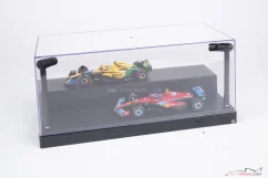 LED vitrin fekete színben 1:24-es és 1:43-as méretarányú modellekre