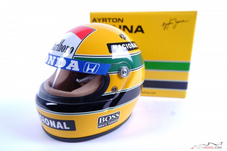 Ayrton Senna 1988 Marlboro McLaren helmet, 1:2