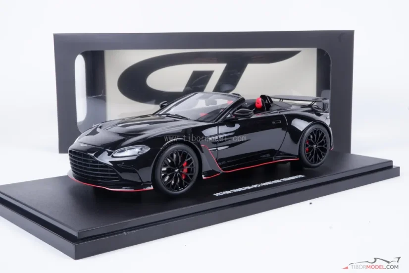 Aston Martin V12 Vantage Roadster (2023) onyx black, 1:18 GT Spirit