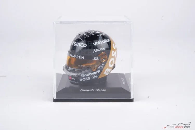 Fernando Alonso 2024 VC Veľkej Británie, Aston Martin prilba, 1:5 Spark