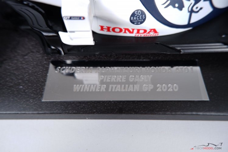 AlphaTauri AT01 - P. Gasly (2020), Winner Italian GP, 1:18 Minichamps