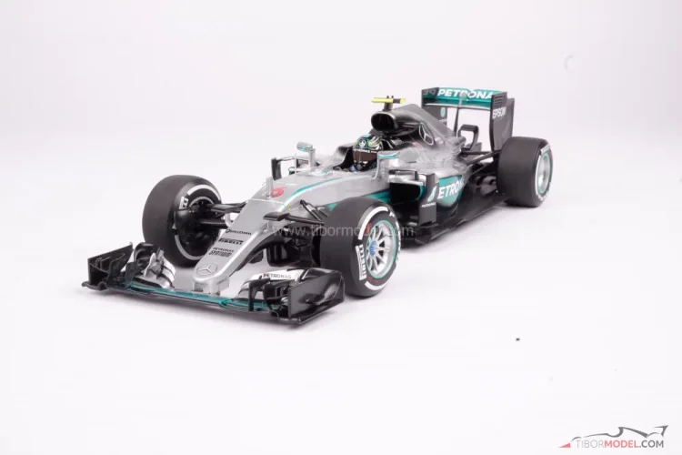 Model car Mercedes W07 Rosberg 2016, 1:18 Minichamps