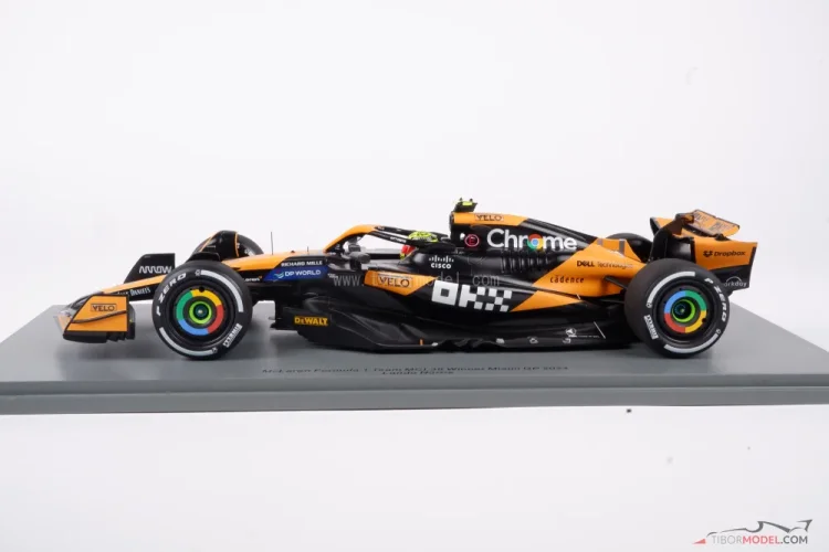 Model McLaren MCL38 Norris 2024 Miami, 1:18 Spark | Tibormodel.com