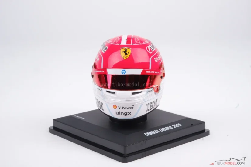 Charles Leclerc 2026 mini helmet, Ferrari, 1:5 Looksmart