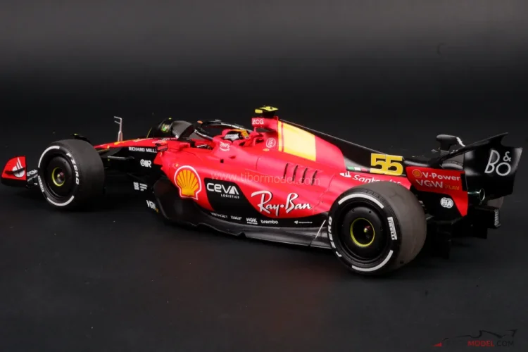 Ferrari SF-23 - Carlos Sainz (2023), Olasz Nagydíj, 1:18 BBR Ferrari SF-23 - Carlos Sainz (2023), Olasz Nagydíj, 1:18 BBR