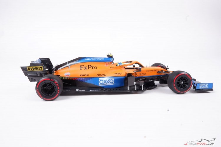 McLaren MCL35M - L. Norris (2021), Pole Pozíció Orosz Nagydíj, 1:18 Minichamps
