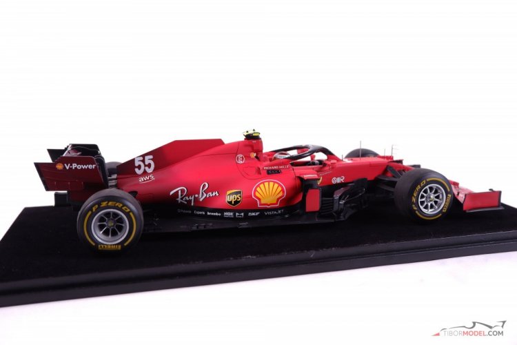 Ferrari SF21 - C. Sainz (2021), Brit Nagydíj, 1:18 Looksmart