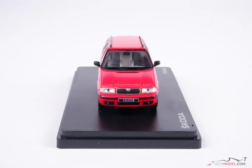 Skoda Felicia FL Combi (1998) piros, 1:43 Abrex