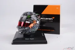 Oscar Piastri 2025 VC USA mini prilba, McLaren F1 Team, 1:5 Spark
