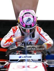 Liam Lawson 2026 mini helmet, Racing Bulls, 1:2 Bell