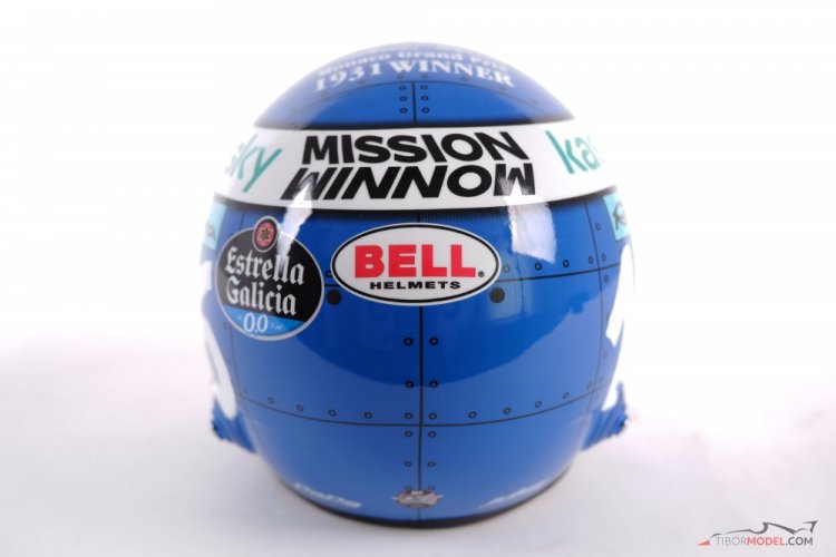 Charles Leclerc 2021 Ferrari helmet MW, Monaco GP, 1:2 Bell