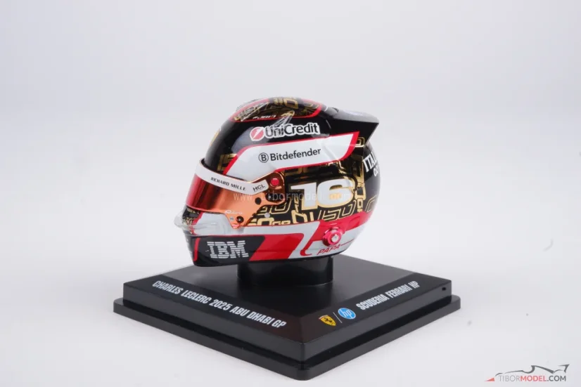 Charles Leclerc 2025 VC Abu Dhabi mini přilba, Ferrari, 1:5 Looksmart