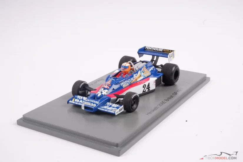 Hesketh 308E - Rupert Keegan (1977), Silverstone, 1:43 Spark