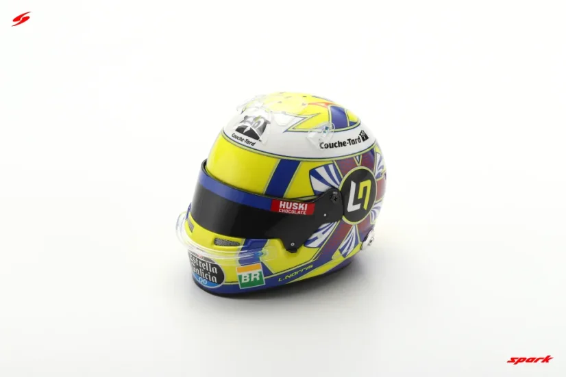 Lando Norris 2019 mini prilba, McLaren F1 Team, 1:5 Spark Lando Norris 2019 mini prilba, McLaren F1 Team, 1:5 Spark
