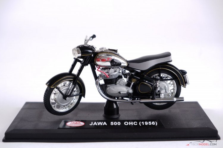 Jawa 500 OHC čierna (1956), 1:18 Abrex