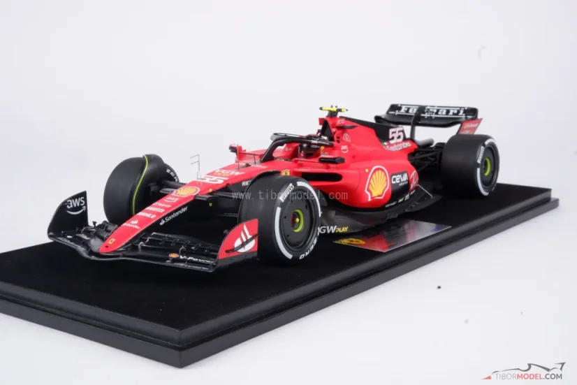 Ferrari SF-23 -  Carlos Sainz (2023), Winner Singapore, 1:18 Looksmart