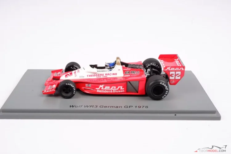 Wolf WR3 - Keke Rosberg (1978), German GP, 1:43 Spark