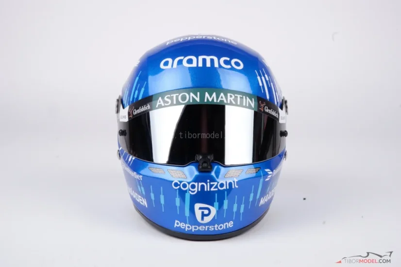 Lance Stroll 2025 Ausztrál Nagydíj mini sisak, Aston Martin, 1:2 Stilo