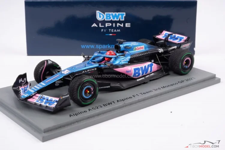 Alpine A523 - Esteban Ocon (2023), Monako, 1:43 Spark